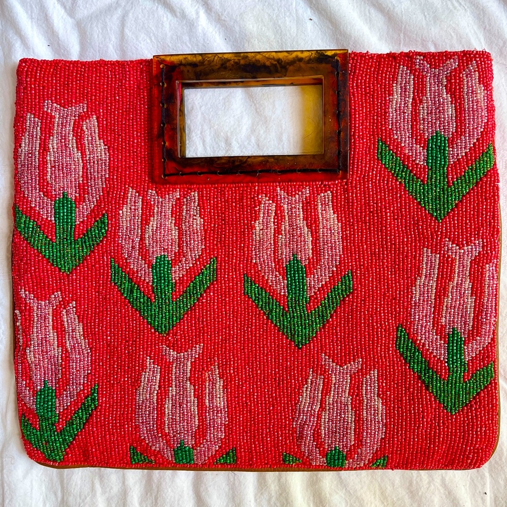 Anthropology beaded bag.